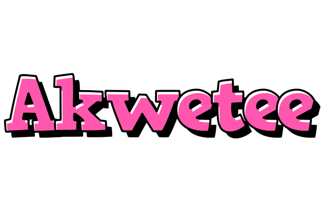 Akwetee girlish logo