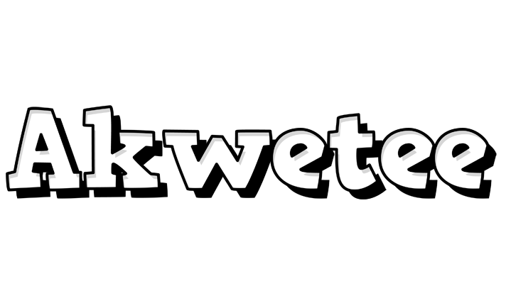 Akwetee snowing logo