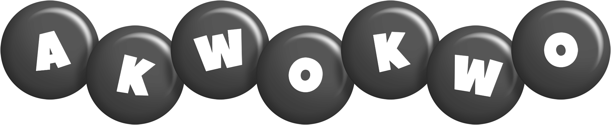 Akwokwo candy-black logo