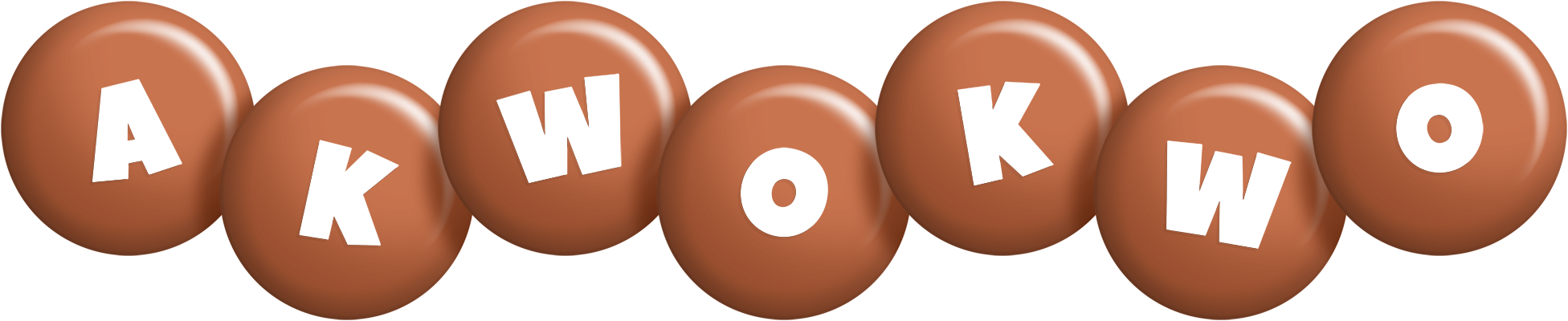 Akwokwo candy-brown logo
