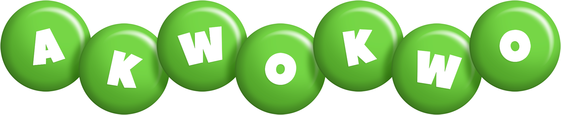 Akwokwo candy-green logo