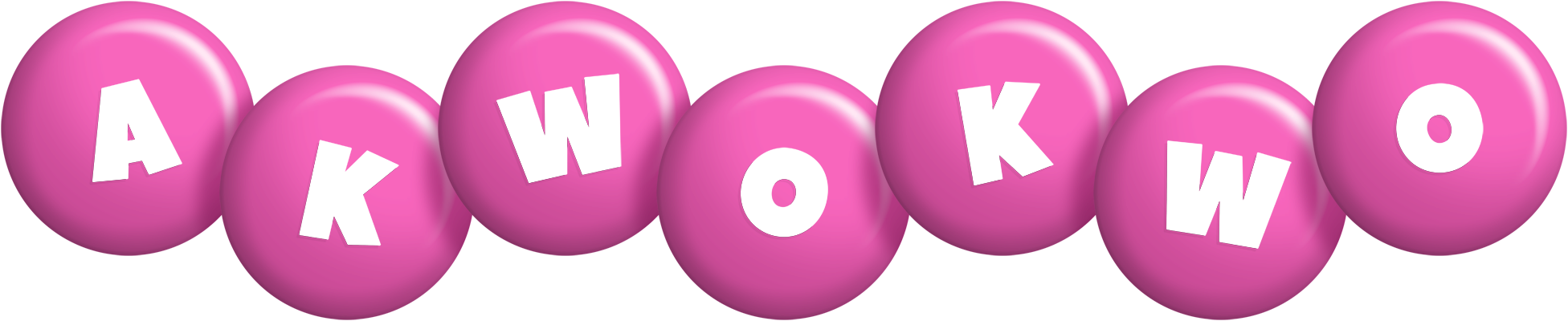 Akwokwo candy-pink logo