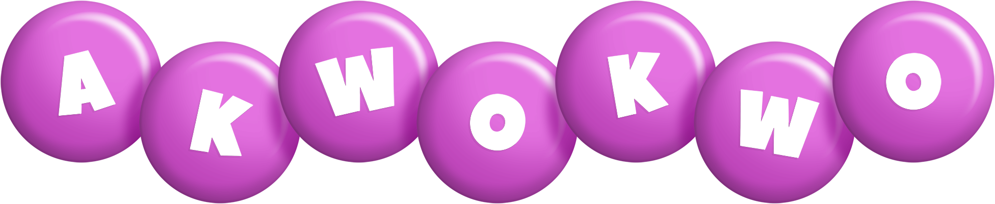 Akwokwo candy-purple logo