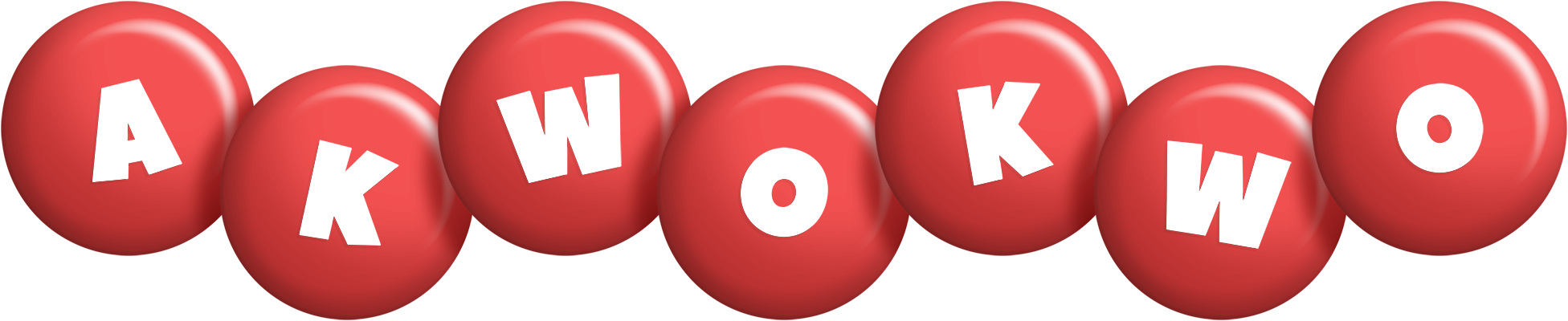 Akwokwo candy-red logo