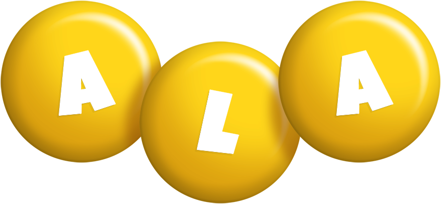 Ala candy-yellow logo