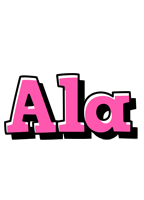 Ala girlish logo