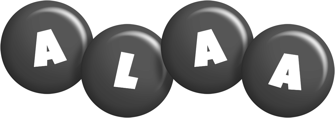 Alaa candy-black logo