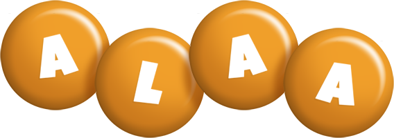Alaa candy-orange logo