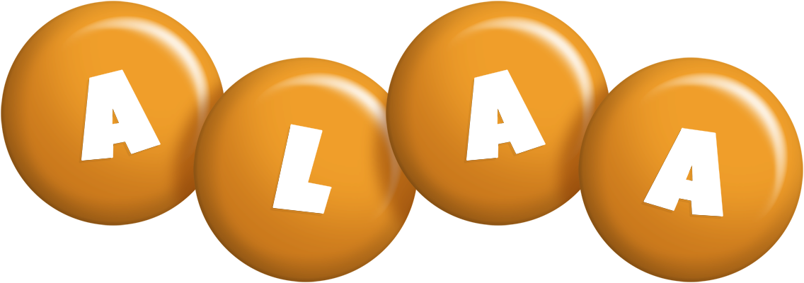 Alaa candy-orange logo