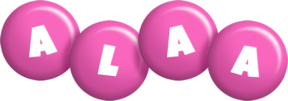 Alaa candy-pink logo