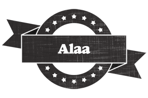 Alaa grunge logo