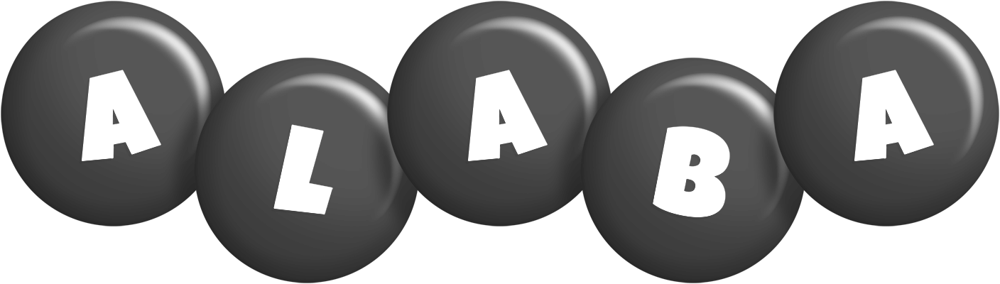 Alaba candy-black logo