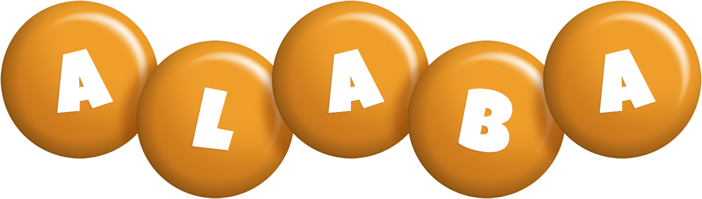 Alaba candy-orange logo