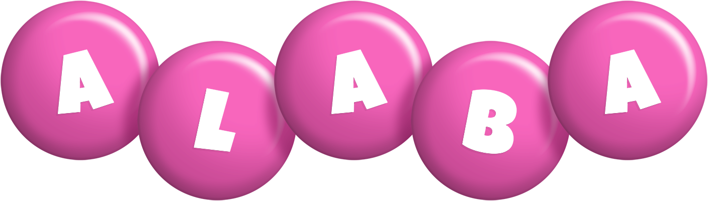 Alaba candy-pink logo