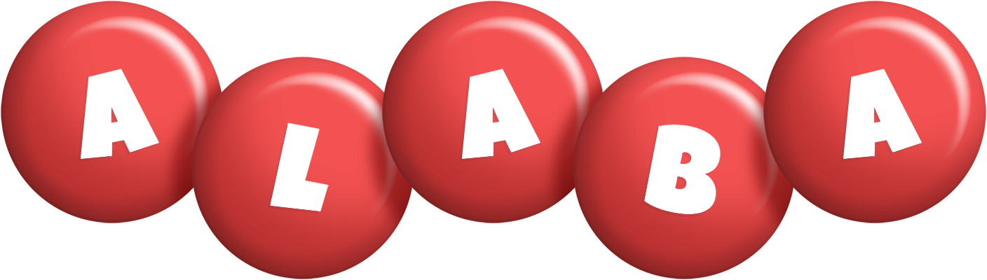Alaba candy-red logo