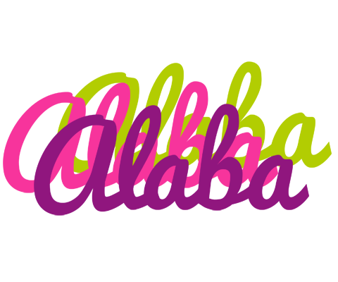 Alaba flowers logo