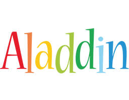 Aladdin birthday logo