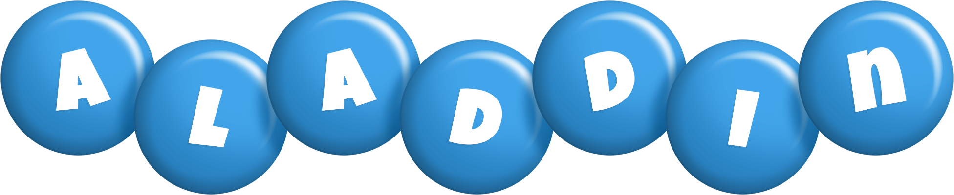 Aladdin candy-blue logo