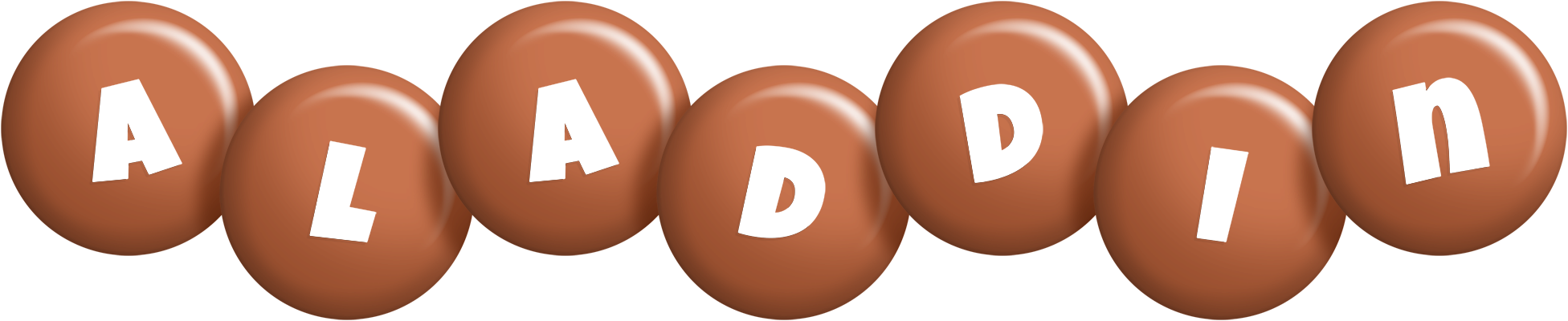 Aladdin candy-brown logo