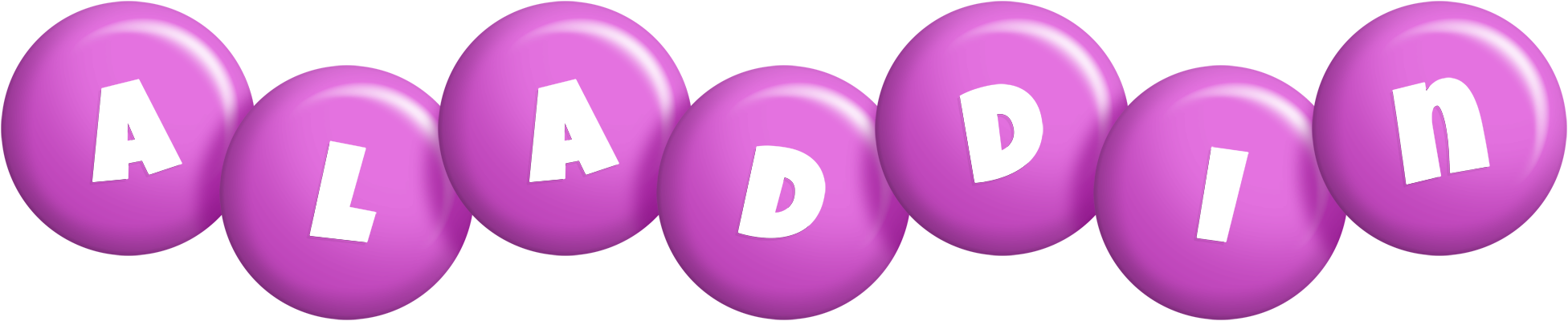 Aladdin candy-purple logo
