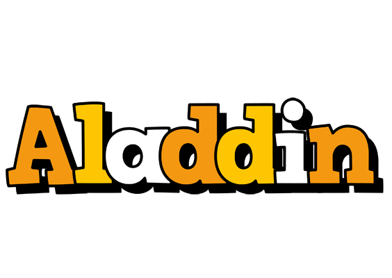 Aladdin cartoon logo