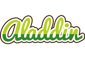 Aladdin golfing logo