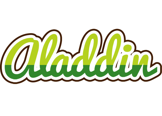 Aladdin golfing logo