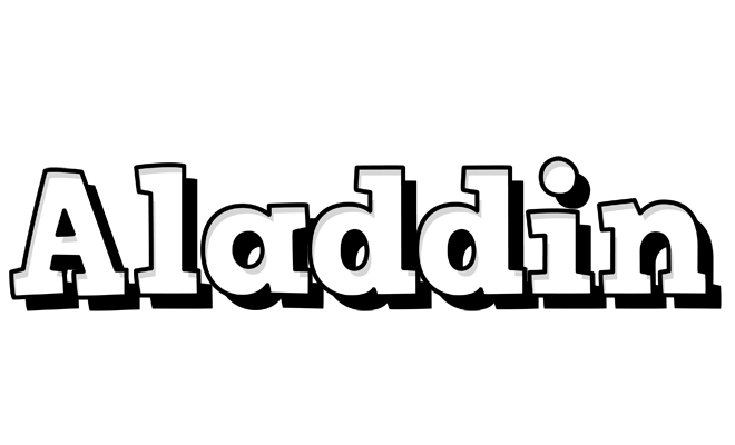 Aladdin snowing logo