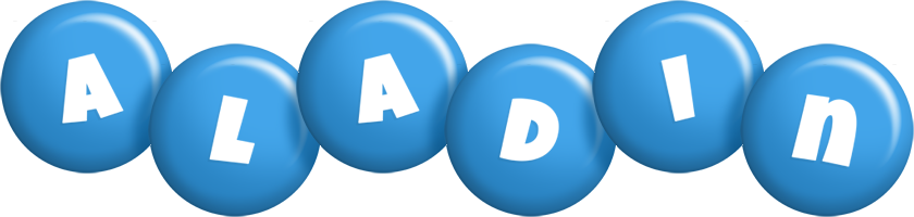 Aladin candy-blue logo