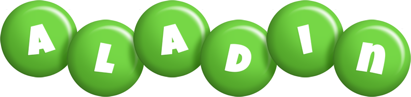 Aladin candy-green logo