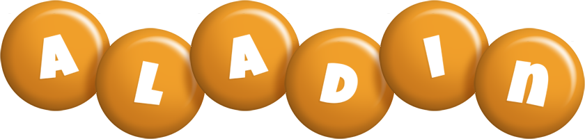 Aladin candy-orange logo