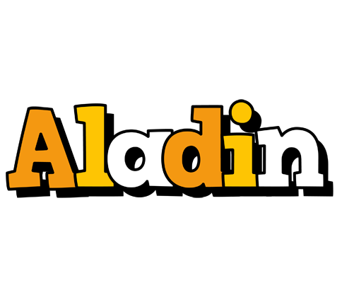 Aladin cartoon logo