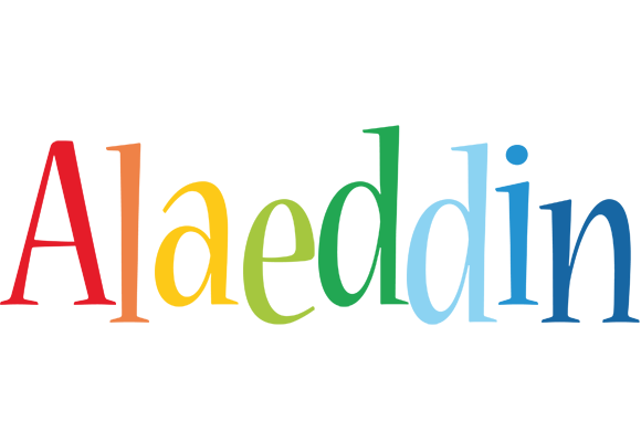 Alaeddin birthday logo