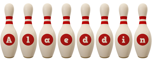 Alaeddin bowling-pin logo