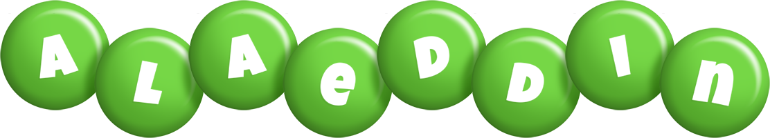 Alaeddin candy-green logo