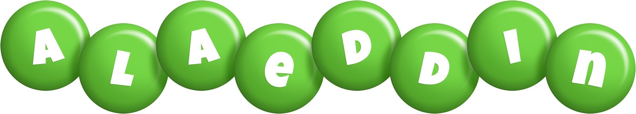 Alaeddin candy-green logo