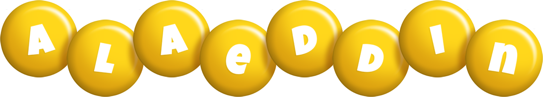 Alaeddin candy-yellow logo