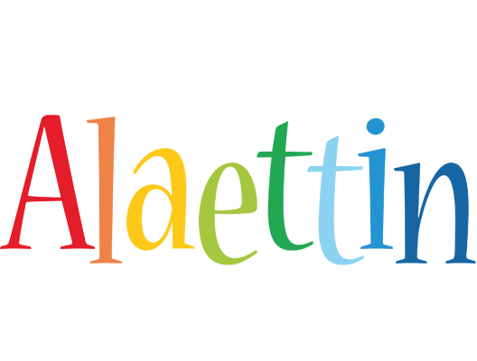 Alaettin birthday logo