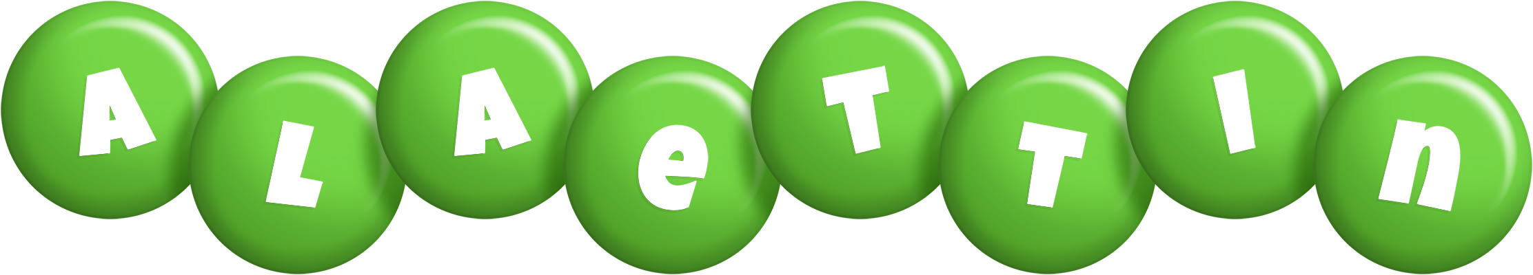Alaettin candy-green logo