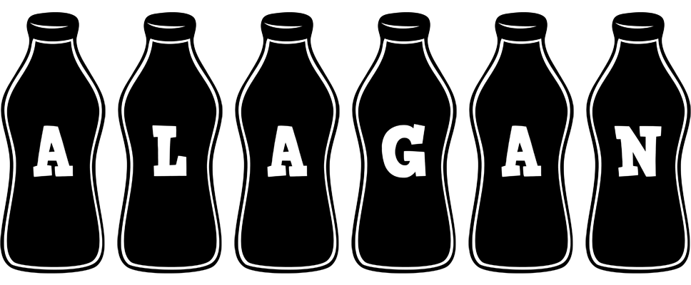 Alagan bottle logo