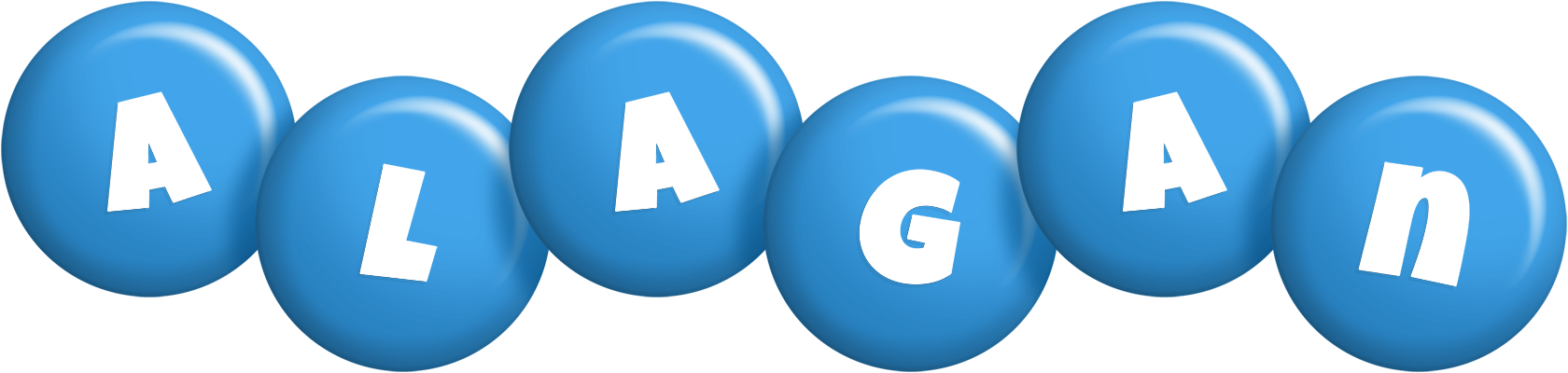 Alagan candy-blue logo