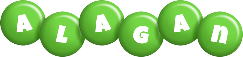 Alagan candy-green logo