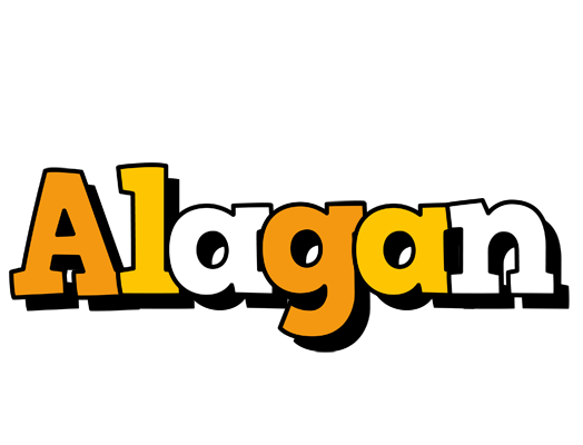 Alagan cartoon logo