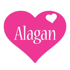 Alagan love-heart logo