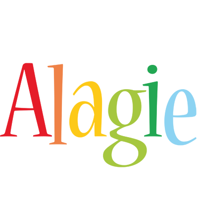 Alagie birthday logo