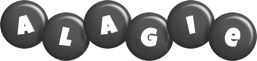 Alagie candy-black logo