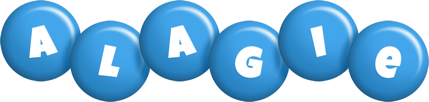 Alagie candy-blue logo