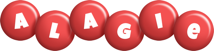 Alagie candy-red logo
