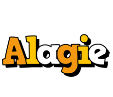 Alagie cartoon logo