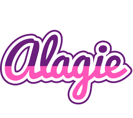 Alagie cheerful logo
